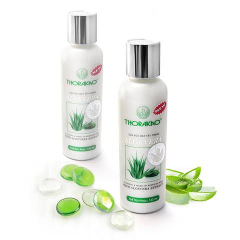 Sữa Rửa Mặt Tẩy Trang Aloevera Thorakao - Chai 140g.png
