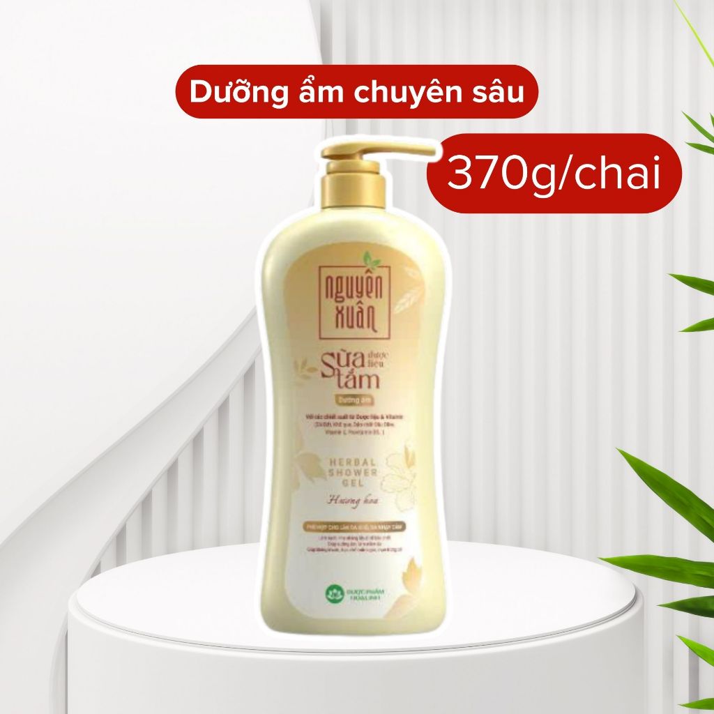 Sữa Tắm Dược Liệu Nguyên Xuân vàng - Dưỡng ẩm 370g.jfif