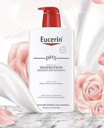 Sữa Tắm Eucerin Nhẹ Nhàng Làm Sạch Dành Cho Da Nhạy Cảm pH5 400ml.png