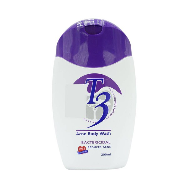Sữa Tắm Ngăn Ngừa Mụn T3 Acne Body Wash 200ml.jpg