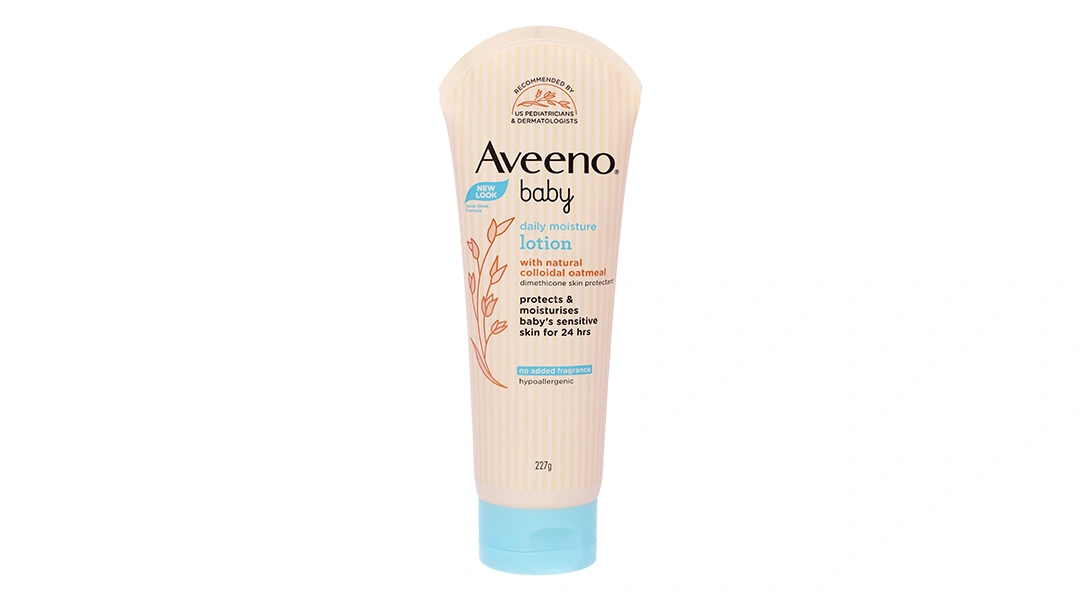 Sữa dưỡng thể Aveeno Baby bảo vệ, dưỡng ẩm cho da em bé suốt 24h tuýp 227g.webp