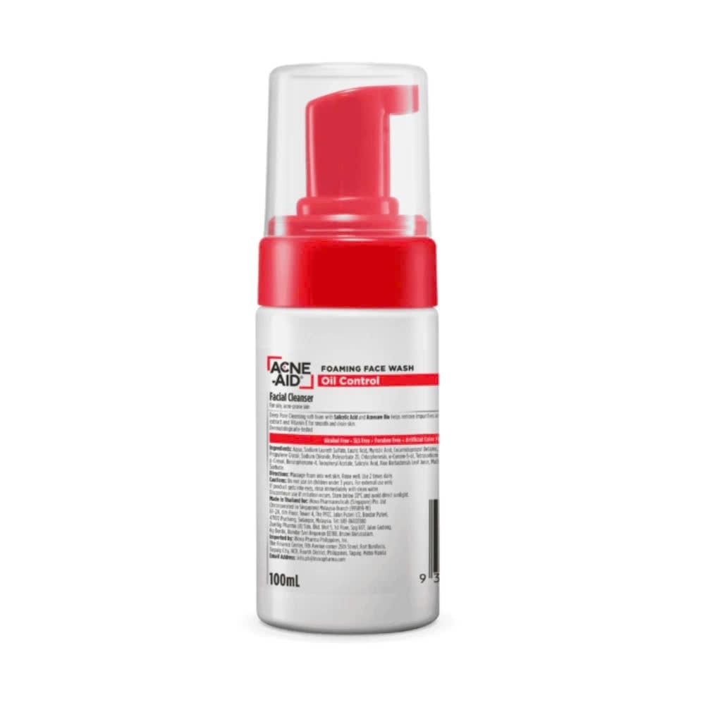 Sữa rữa mặt bọt Acne-Aid Foaming Face Wash Oil Control sạch nhờn, mụn trứng cá – 100mlsi.jpg