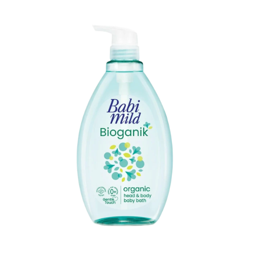 Sữa tắm em bé Babi mild - Xanh Bioganik 800ml.png