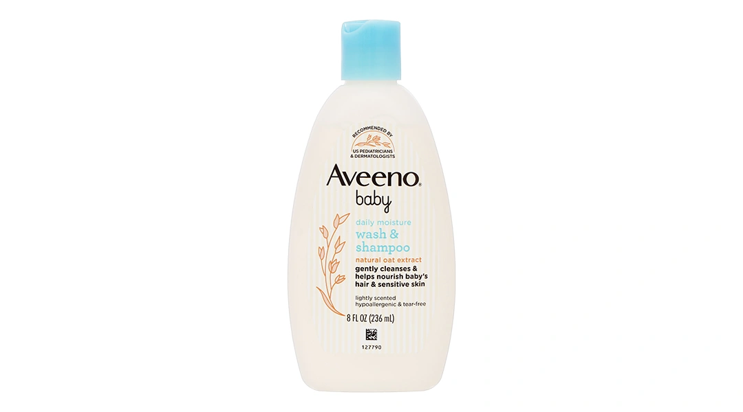Sữa tắm gội toàn thân Aveeno Baby Daily Moisture dịu nhẹ cho da bé chai 236ml.webp