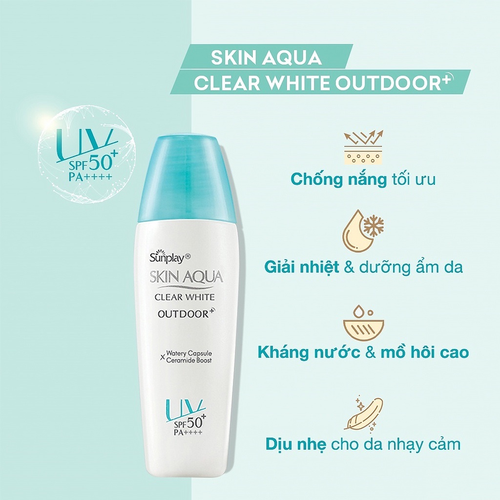 Gel chống nắng dưỡng da khi vận động mạnh - Sunplay Skin Aqua Clear White Outdoor+.jpg