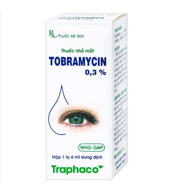 Thuốc nhỏ mắt Tobramycin 0,3% Traphaco điều trị nhiễm khuẩn mắt (6ml).webp