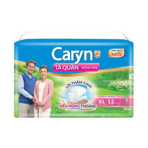 Tã quần Caryn mỏng thoáng cho người lớn size XL - Gói 12 miếng.png