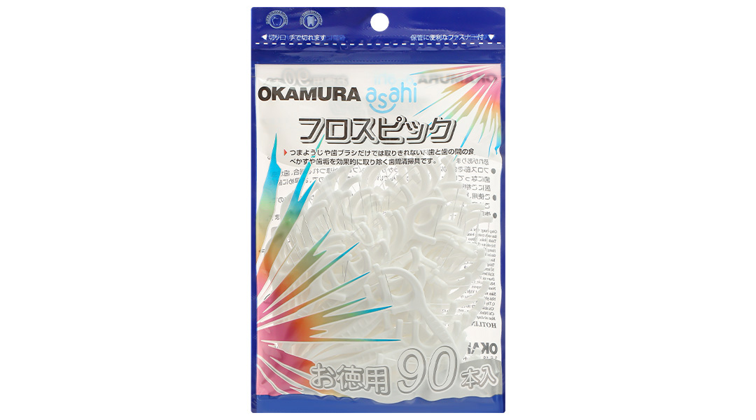 Tăm chỉ kẽ răng Okamura gói 90 cây c.jpg