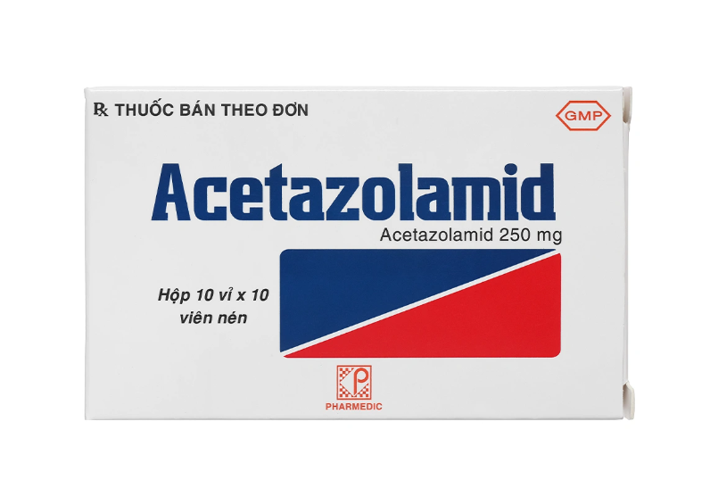 Thuốc Acetazolamid 250mg Pharmedic Hộp 100 Viên.png