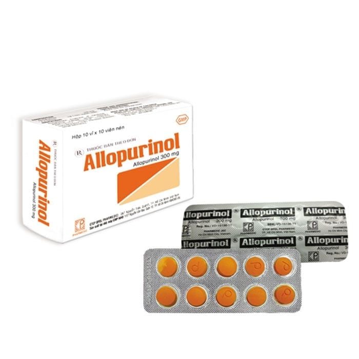 Thuốc Allopurinol 300mg Pharmedic – Điều Trị Tăng Acid Uric Máu, Gút (100 Viên).jpg