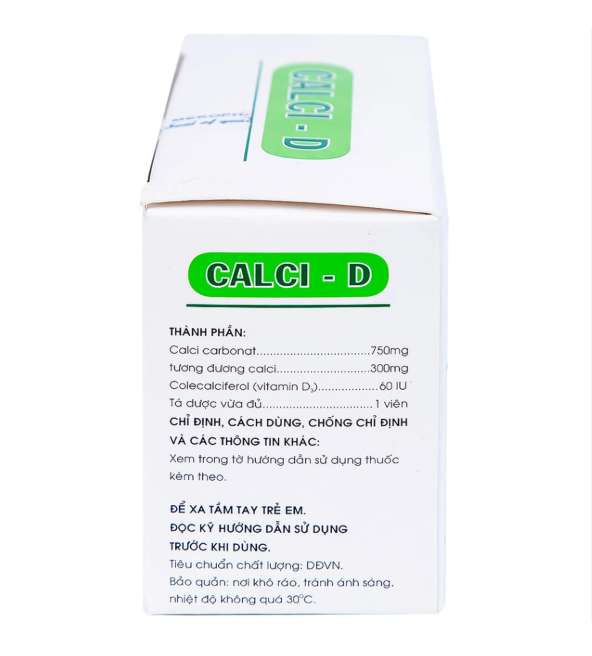 Thuốc Calci - D Mekophar bổ sung calci (10 vỉ x 10 viên).webp