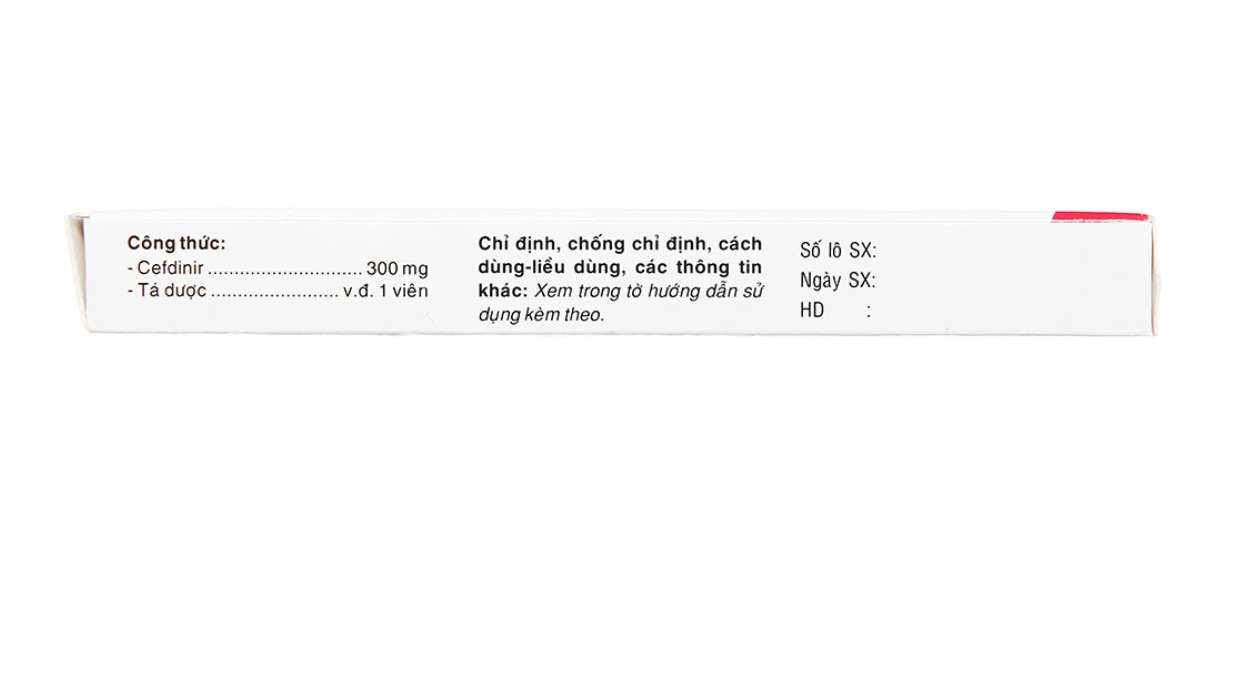 Thuốc Cefdinir 300mg TV.Pharm điều trị viêm phổi cộng đồng, viêm phế quản mạn (1 vỉ x 10 viên).jpg