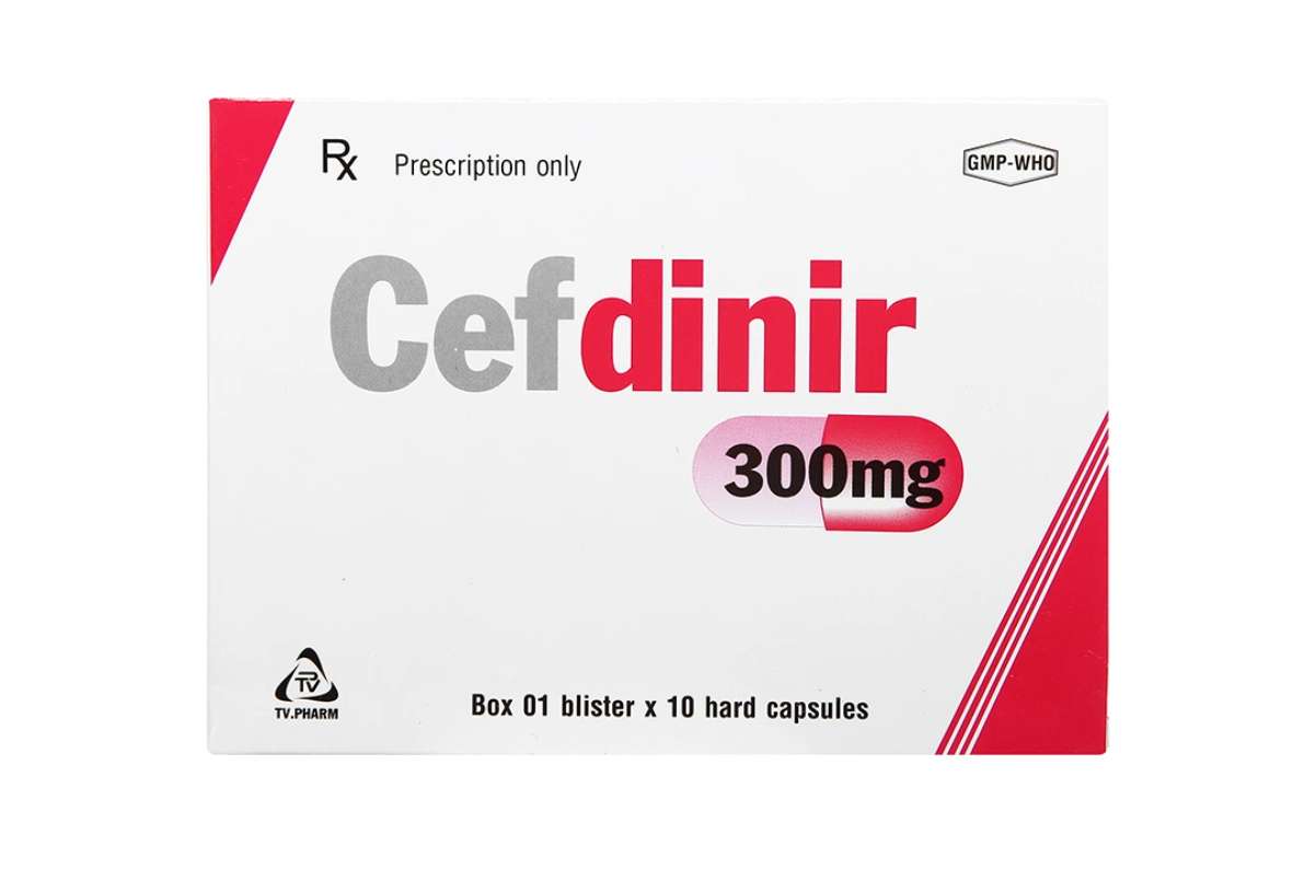 Thuốc Cefdinir 300mg TV.Pharm điều trị viêm phổi cộng đồng, viêm phế quản mạn (1 vỉ x 10 viên).jpg