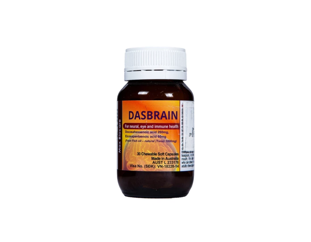 Thuốc Dasbrain bổ não, tăng cường miễn dịch (lọ 30 viên).webp