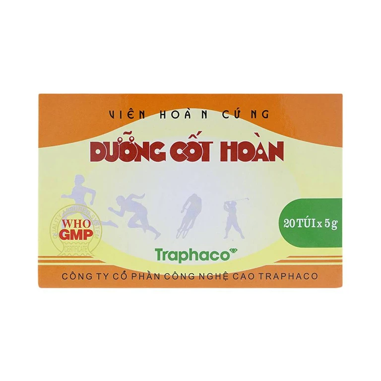 Thuốc Dưỡng Cốt Hoàn Traphaco điều trị nhức mỏi trong ống xương, đau lưng (20 gói x 5g).webp