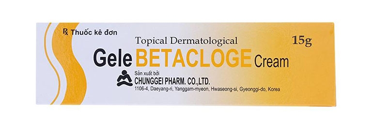 Thuốc Gelebetacloge Cream điều trị nhiễm nấm và nhiễm khuẩn da.webp