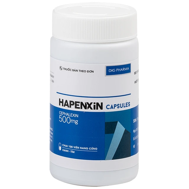 Thuốc Hapenxin Capsules DHG điều trị nhiễm khuẩn (100 viên).webp