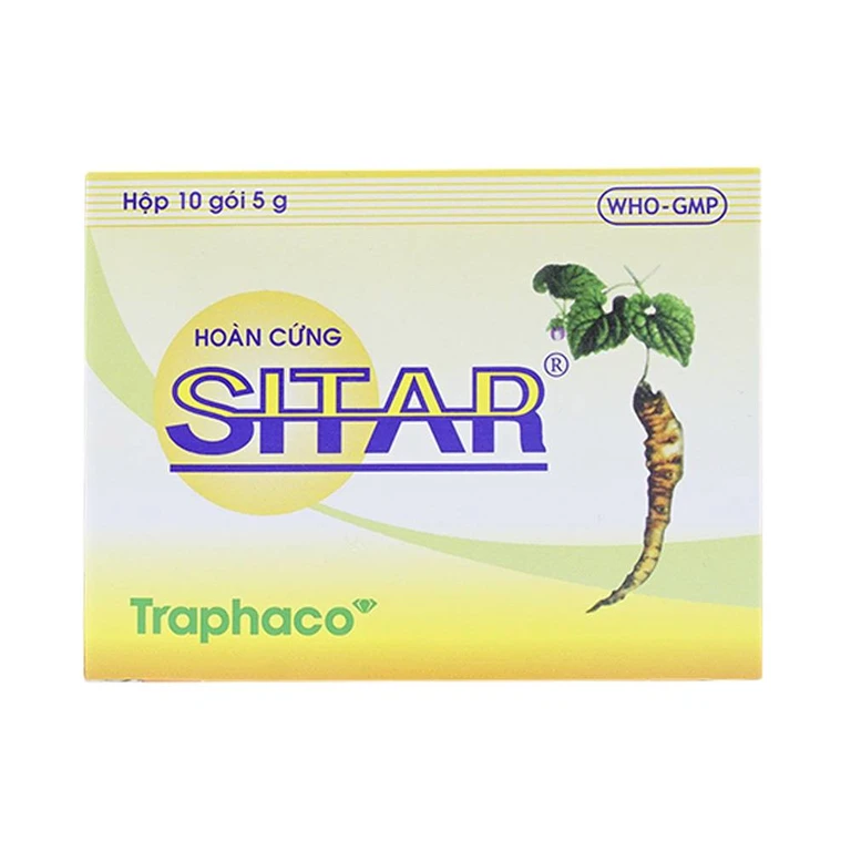 Thuốc Hoàn Cứng Sitar Traphaco điều trị trĩ nội, trĩ ngoại (10 gói).webp