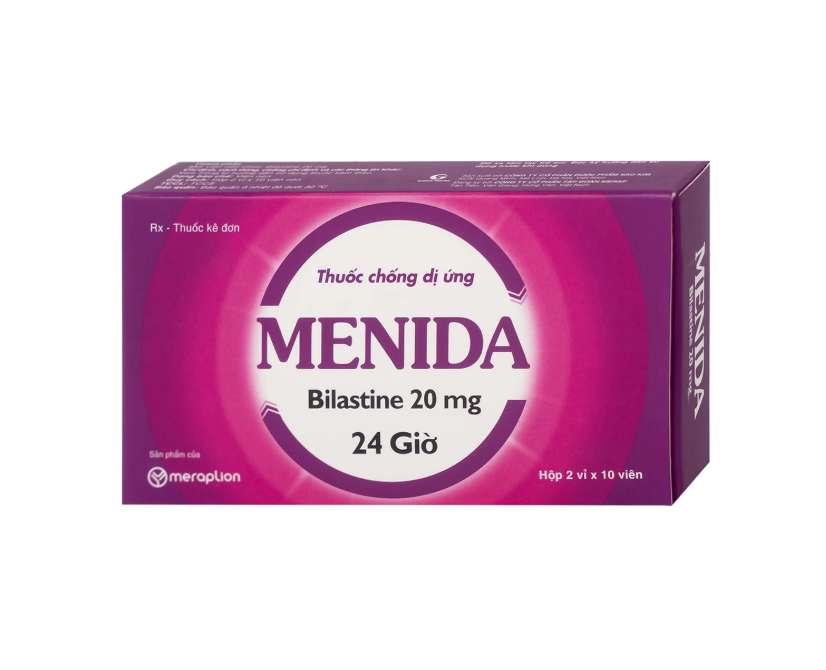 Thuốc Menida 20mg Merap điều trị viêm mũi dị ứng (2 vỉ x 10 viên).webp