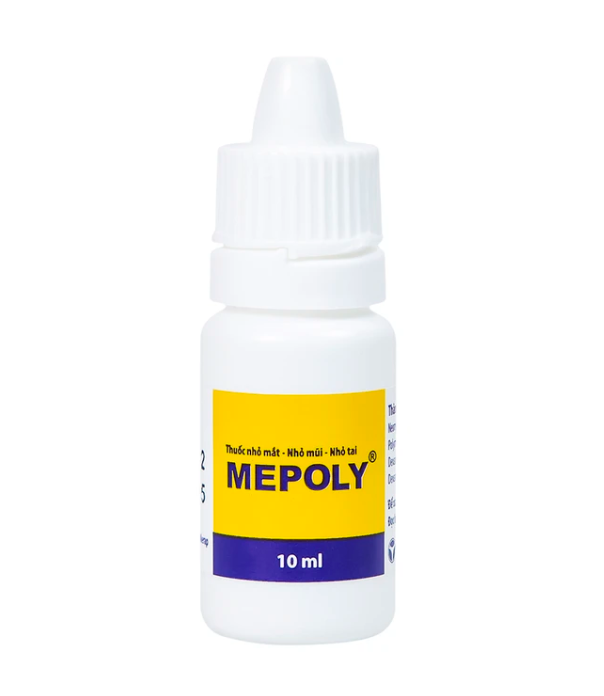 Thuốc Mepoly Merap dùng cho viêm kết mạc, mi mắt, viêm mũi, viêm tai (10ml).webp