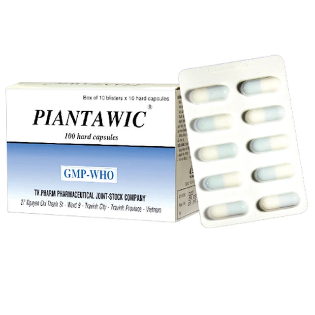 Thuốc Piantawic TV.Pharm giảm các cơn đau cơ xương nhẹ đến trung bình, đau cổ (10 vỉ x 10 viên).webp