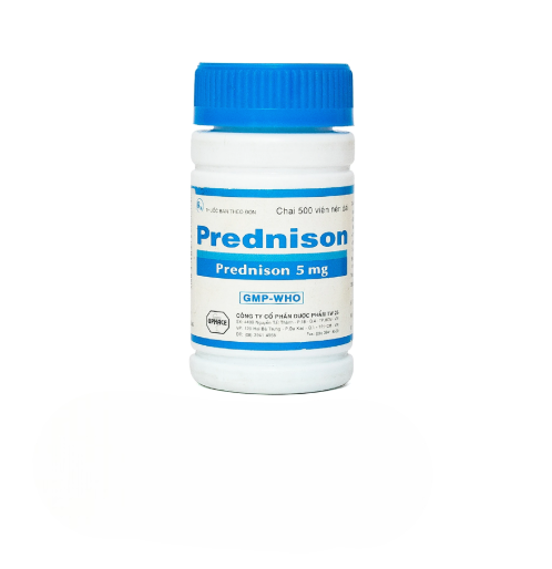 Thuốc Prednison 5mg Uphace điều trị bệnh thấp khớp (500 viên).webp