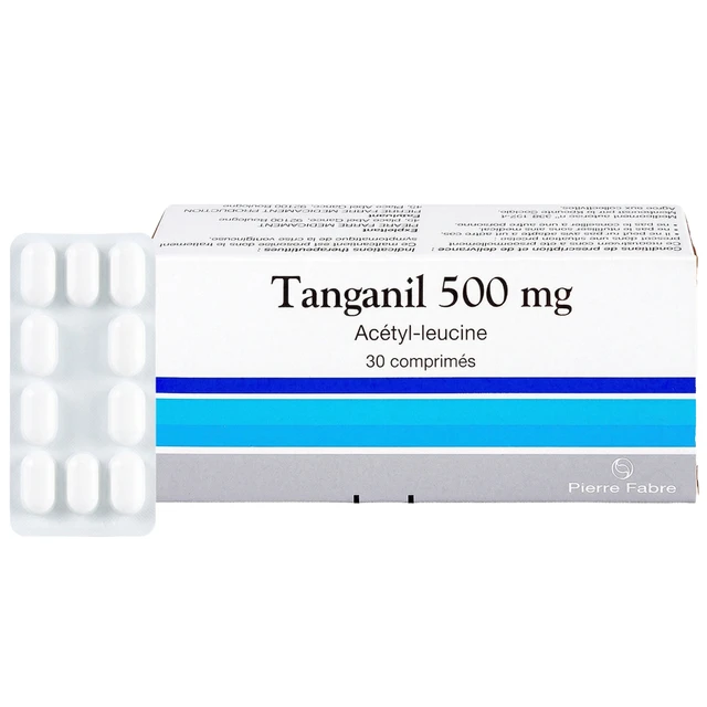 Thuốc Tanganil 500mg điều trị cơn đau đầu chóng mặt (Hộp 3 vỉ x 10 viên).webp