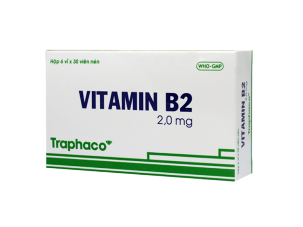 Thuốc Vitamin B2 2.0mg Traphaco (6 vỉ x 30 viên).webp