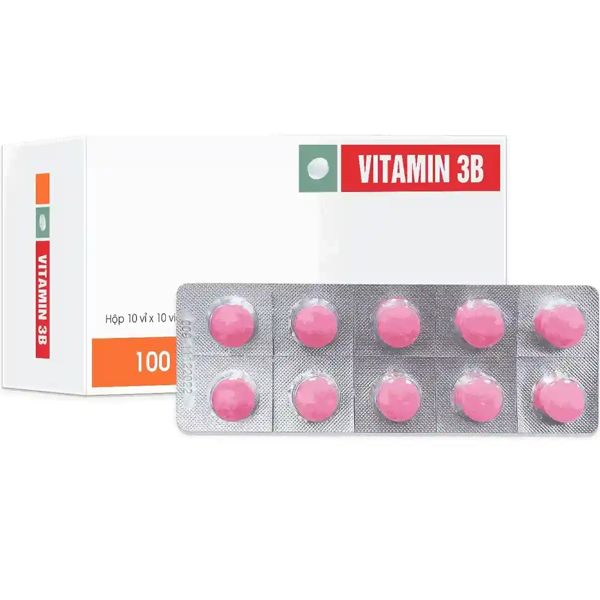 Thuốc bổ sung Vitamin 3B TV.Pharm hộp 100 viên.webp