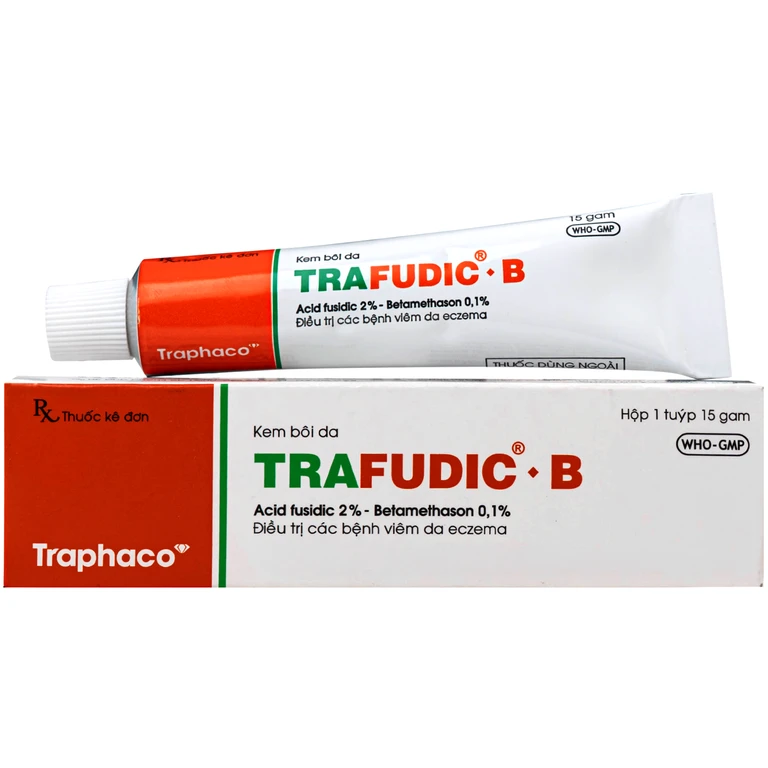 Thuốc bôi Trafudic - B Traphaco điều trị viêm da eczema (Tuýp 15g).webp
