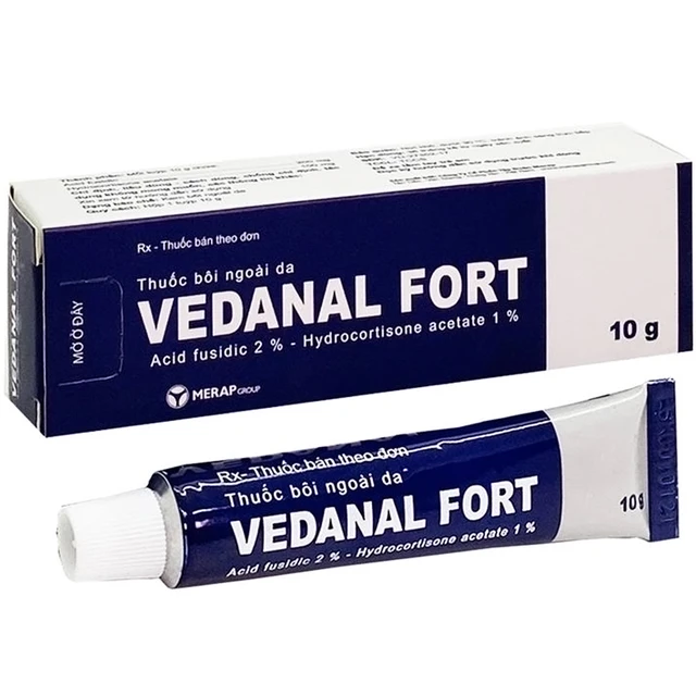 Thuốc bôi ngoài da Vedanal Fort Merap hỗ trợ điều trị viêm da dị ứng, viêm da tiếp xúc (10g).webp