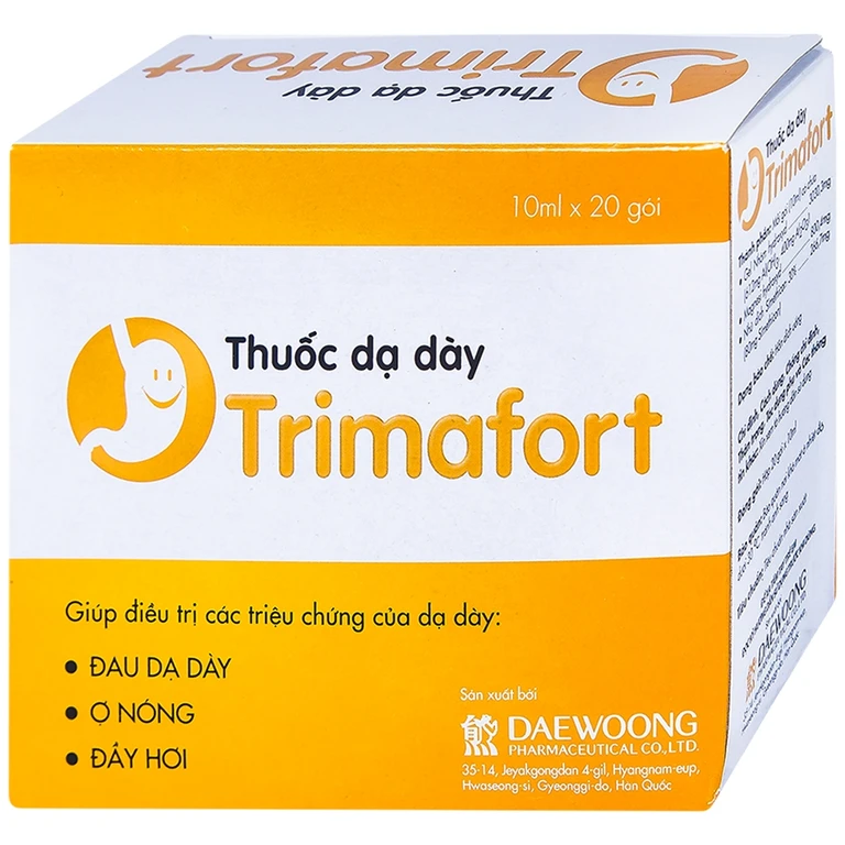 Thuốc dạ dày Trimafort Daewoong điều trị đau dạ dày, ợ nóng, đầy hơi (20 gói x 10ml).webp