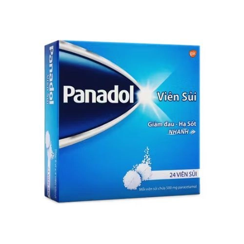 Thuốc giảm đau, hạ sốt viên sủi Panadol (Hộp 24 viên).webp
