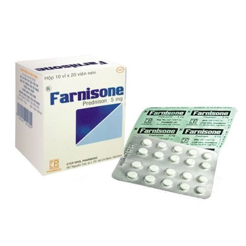 Thuốc kháng viêm Farnisone Pharmedic hộp 10 vỉ x 20 viên.webp