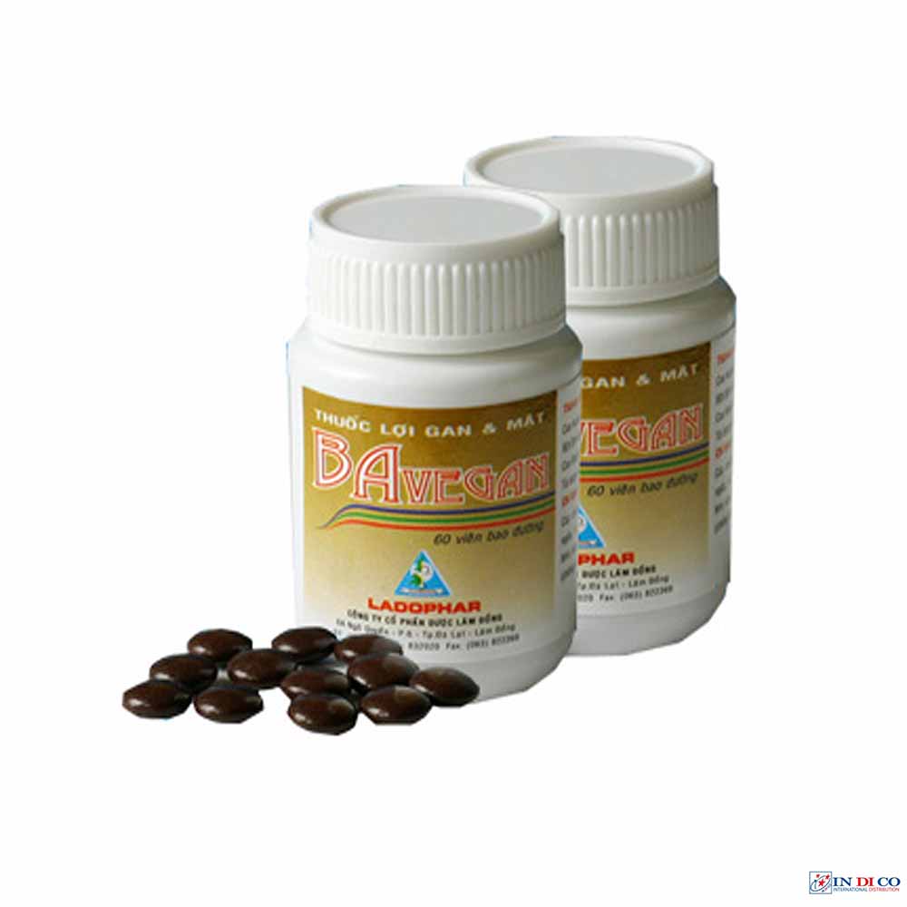 Thuốc lợi gan & mật Bavegan (Lọ 60 viên).jpg
