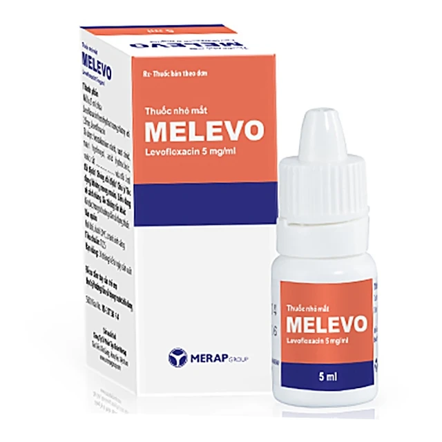 Thuốc nhỏ mắt Melevo 5mg-ml Merap điều trị viêm kết mạc, viêm giác mạc, viêm mí mắt (5ml).webp