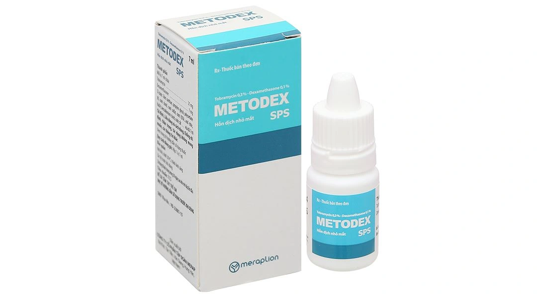 Thuốc nhỏ mắt Metodex SPS 0.3%-0.1% trị viêm mắt có đáp ứng steroid chai 7ml.webp