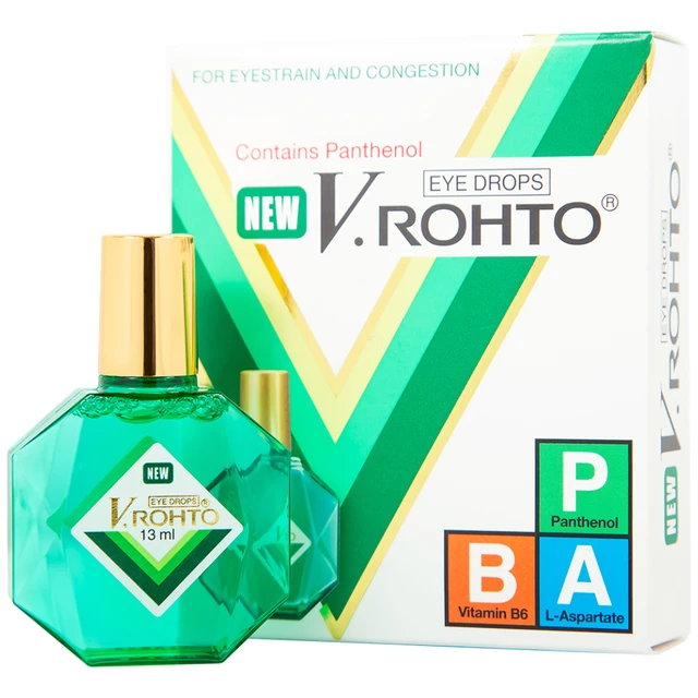 Thuốc nhỏ mắt New V.Rohto điều trị mỏi mắt, sung huyết kết mạc (13ml).webp
