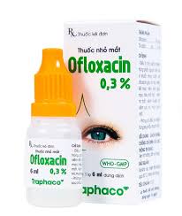 Thuốc nhỏ mắt Ofloxacin Trapharco điều trị các bệnh nhiễm khuẩn mắt (chai 6ml).jfif