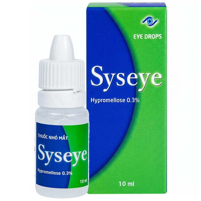 Thuốc nhỏ mắt Syseye Merap điều trị và làm giảm cảm giác khó chịu do khô mắt (10ml).webp
