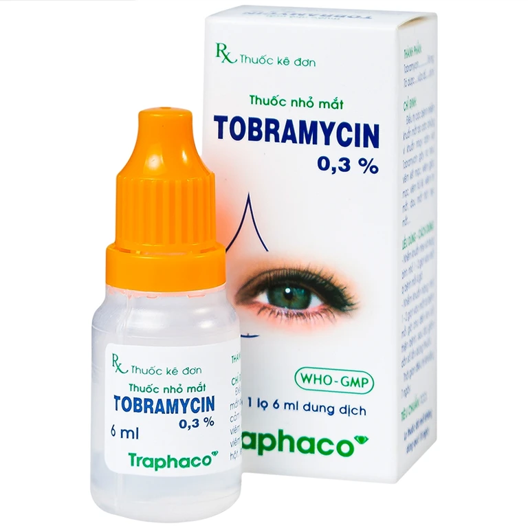Thuốc nhỏ mắt Tobramycin 0,3% Traphaco điều trị nhiễm khuẩn mắt (6ml).webp