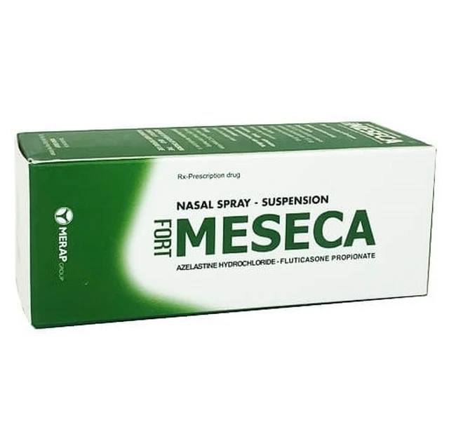 Thuốc xịt mũi Meseca Fort Merap điều trị viêm mũi dị ứng (60 liều).webp