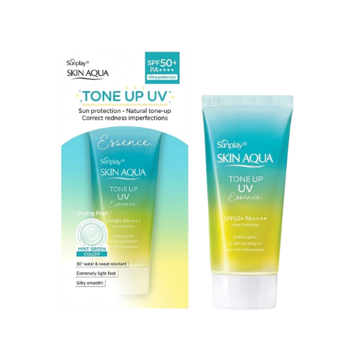 Tinh Chất Chống Nắng SUNPLAY Hiệu Chỉnh Sắc Da 50g SPF50+PA++++ dành cho da thường và da khô Skin Aqua Tone Up UV Essence - Minpharmacy Tím Lavender (2).png