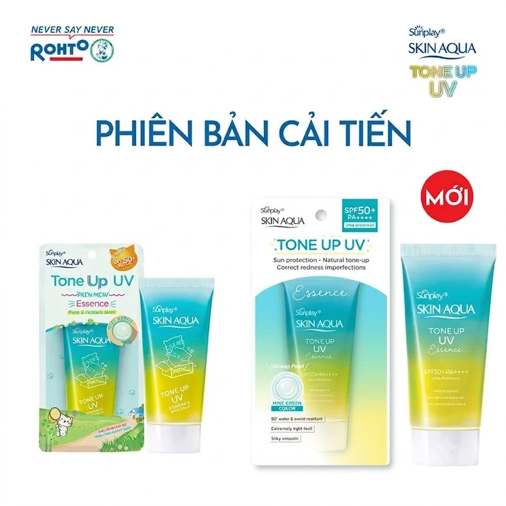 Tinh Chất Chống Nắng SUNPLAY Hiệu Chỉnh Sắc Da 50g SPF50+PA++++ dành cho da thường và da khô Skin Aqua Tone Up UV Essence - Minpharmacy Tím Lavender (2).png