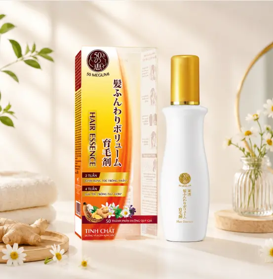 Tinh chất dưỡng tóc, ngăn rụng tóc 50 Megumi Hair Essence 120ml.webp