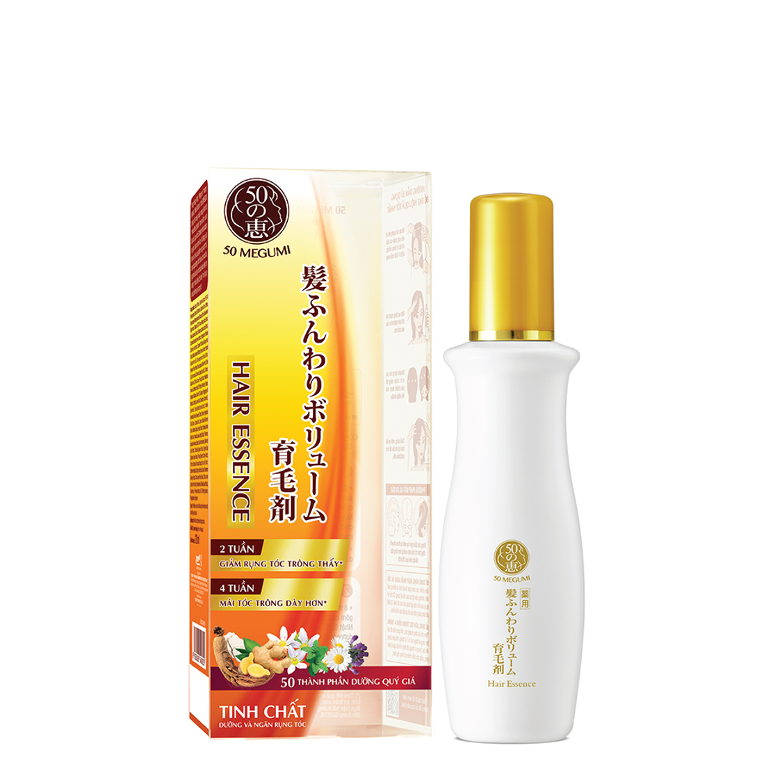Tinh chất dưỡng tóc, ngăn rụng tóc 50 Megumi Hair Essence 120ml.webp