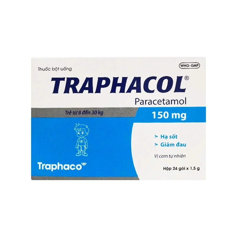 Traphacol 150mg Traphaco 24 gói x 1.5g.webp