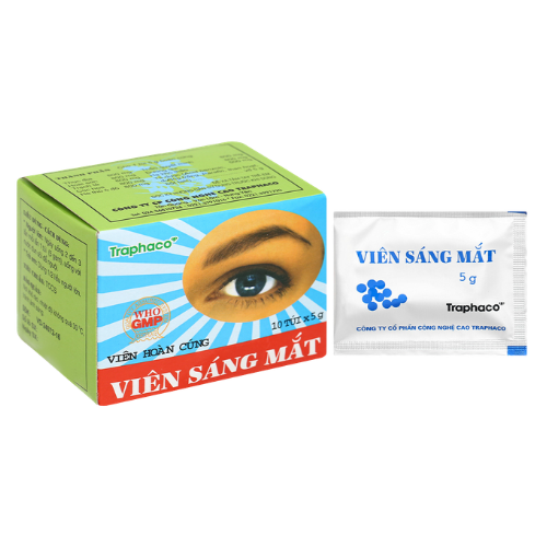 Viên Sáng Mắt Traphaco (hộp 10 túi x 5g viên hoàn).png