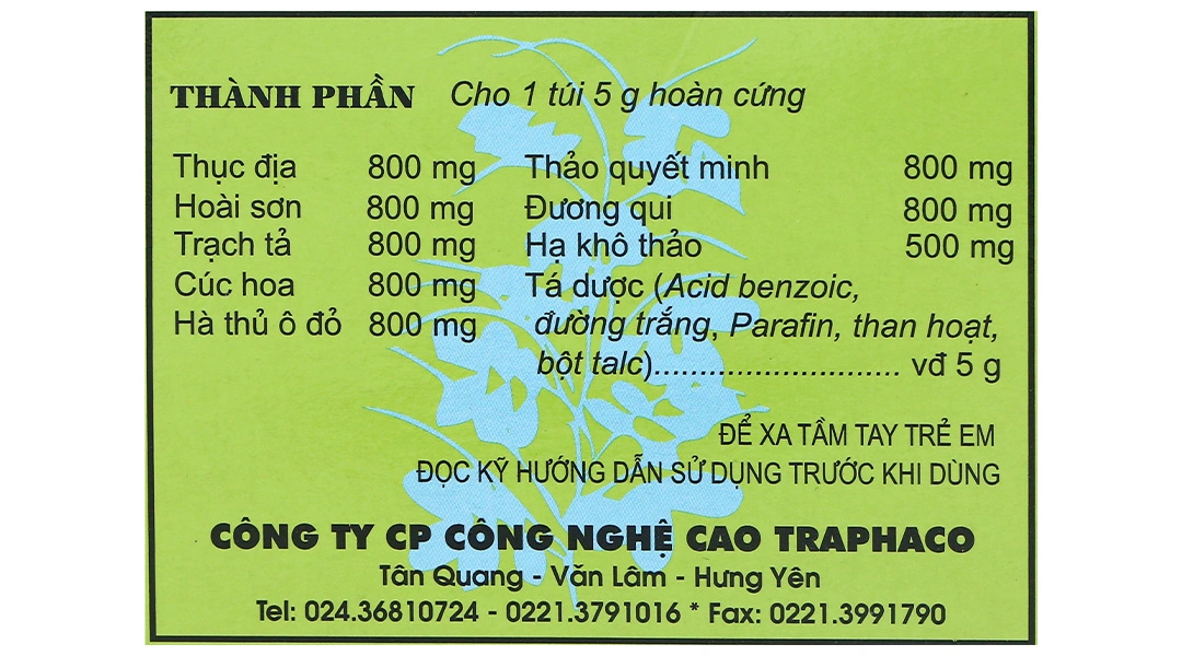Viên Sáng Mắt Traphaco (hộp 10 túi x 5g viên hoàn).png