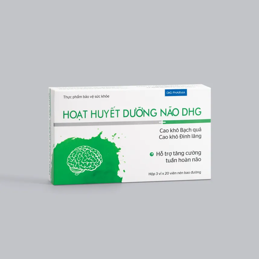 Viên bao đường Hoạt Huyết Dưỡng Não DHG cải thiện trí nhớ, giảm chóng mặt ù tai (3 vỉ x 20 viên).png